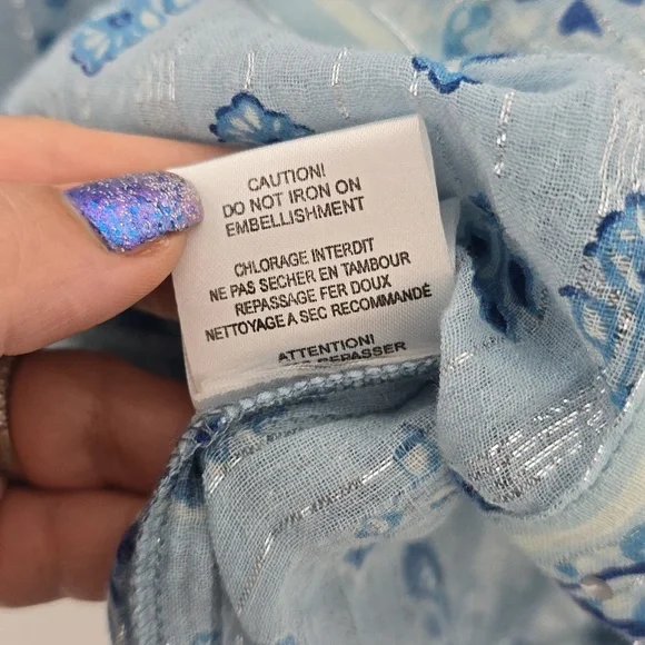 Miss june paris la blouse roumaine embellished top - Picture 6 of 7